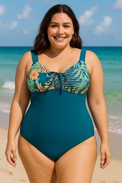 Picture of PLUS SIZE TUMMY CONTROL SWIM SUIT